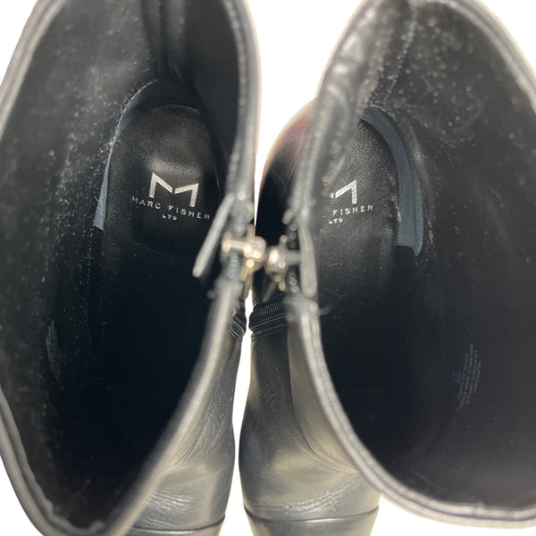 Marc Fisher Women's Black Heeled Ankle Booties Sz 10M