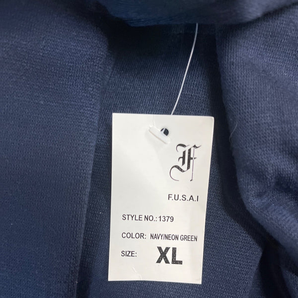 F.U.S.A.I Men's Blue Hoodie Sz XL - NWT