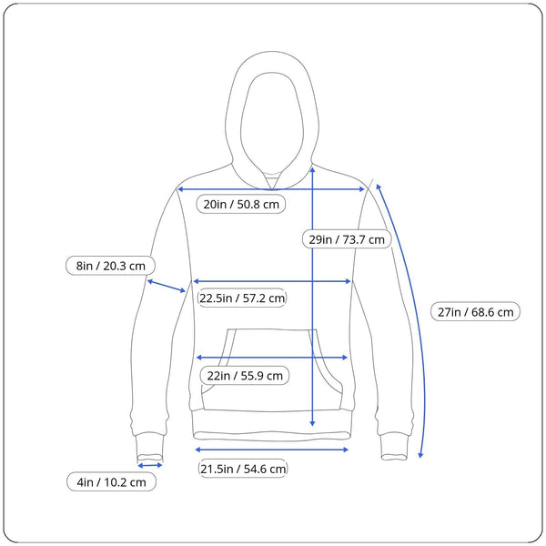 F.U.S.A.I Men's Blue Hoodie Sz XL - NWT