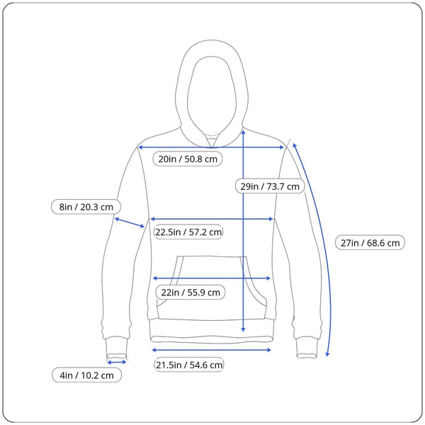F.U.S.A.I Men's Blue Hoodie Sz XL - NWT