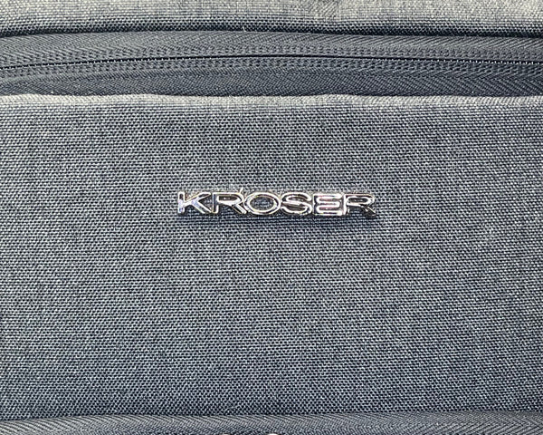Kroser Unisex Charcoal USB Charging Water-Resistant Travel Laptop Backpack