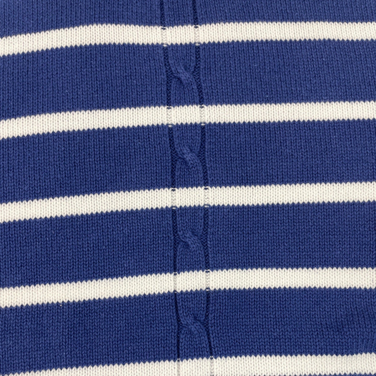 Appleseeds Blue & White Striped Crewneck Sweater Size M - New