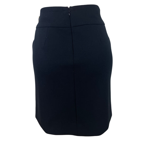 Etcetera Women’s Black Buckle Accent Mini Skirt Size 6