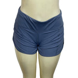 Road Runner Women's R Gear Blue Grey Running Shorts Pants Sz L