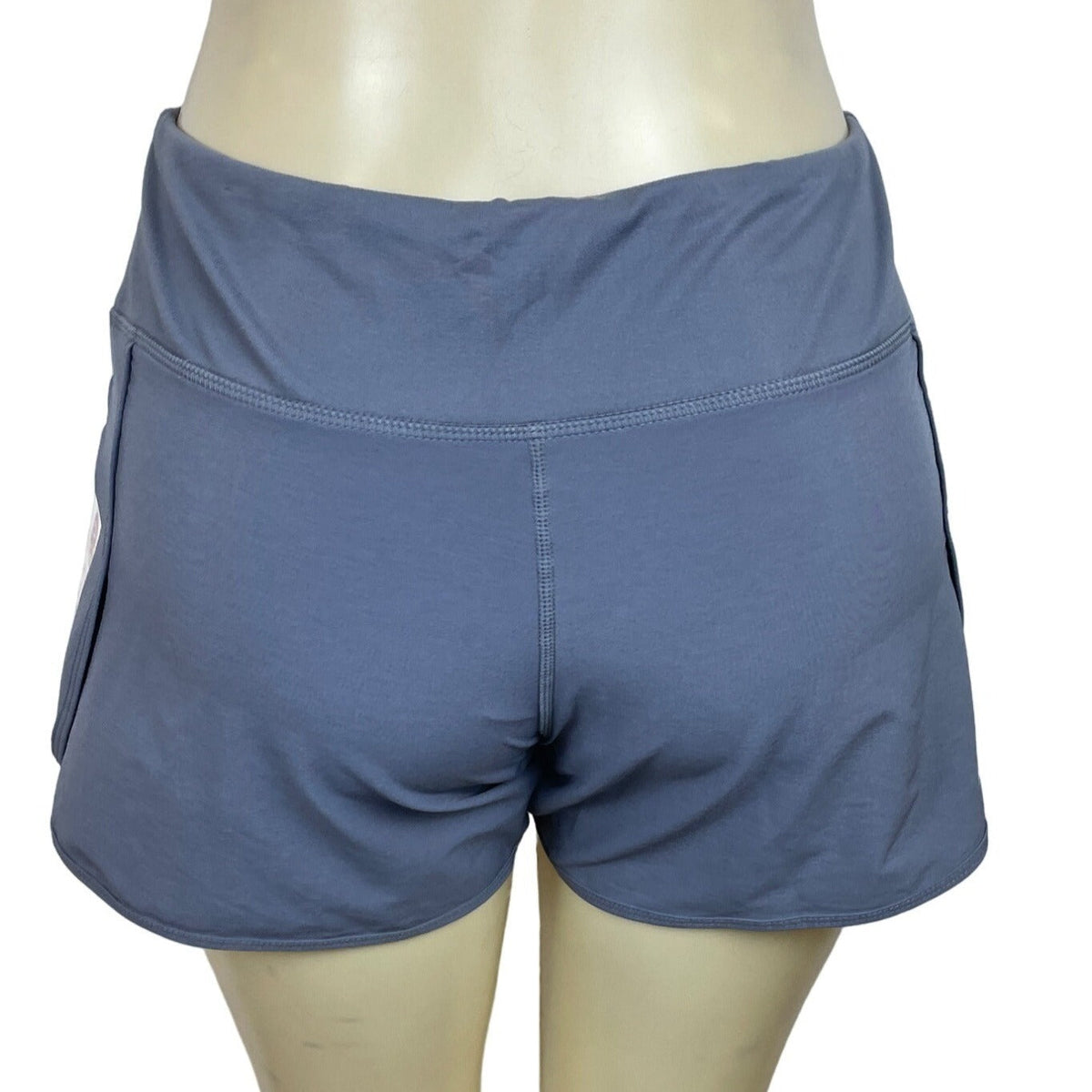 Road Runner Women's R Gear Blue Grey Running Shorts Pants Sz L