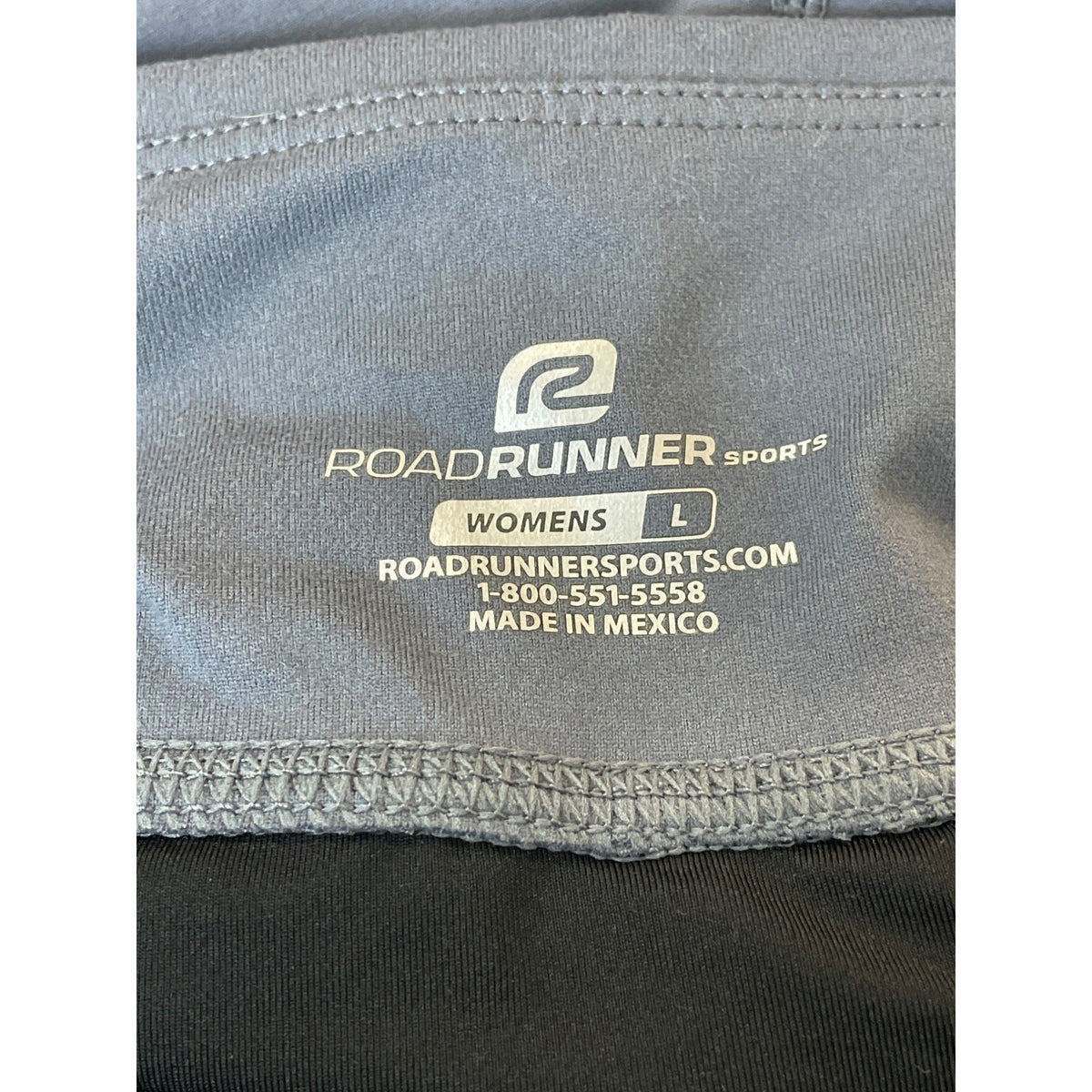 Road Runner Women's R Gear Blue Grey Running Shorts Pants Sz L