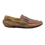 Mercanti Fiorentini Mens Cognac Brown Leather Moccasin Driver Loafers Size 13M