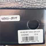 Mercanti Fiorentini Mens Cognac Brown Leather Moccasin Driver Loafers Size 13M