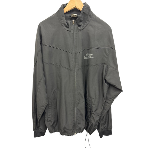 Nike Sportswear XL Black Full-Zip Jacket With Elastic Hem & Cuffs