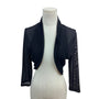 Allegra K Women’s Black 3/4 Sleeve Shrug Bolero Cardigan Stretchy Sz M - New