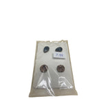Set Of 4 Crystal Stud Earrings Womens Statement Jewelry Clear & Sparkling Gemstones