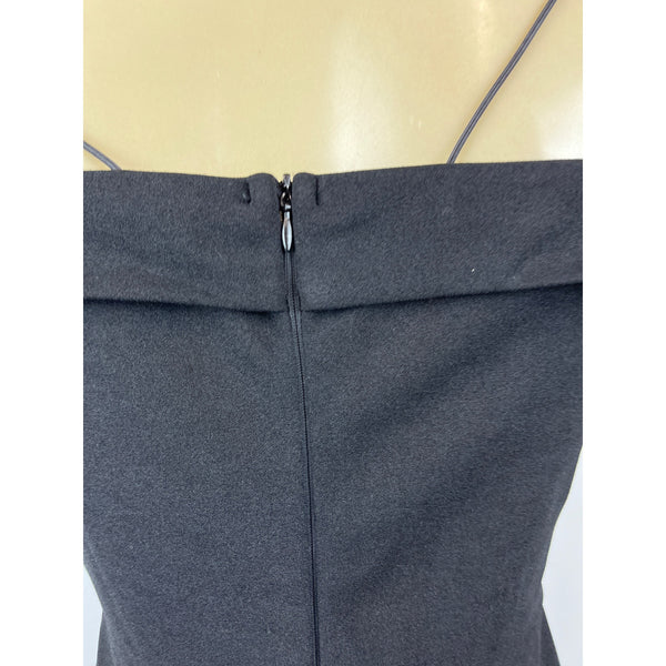 Scarilet Rocks Black Off-Shoulder Jumpsuit With Spaghetti Straps Sz 12