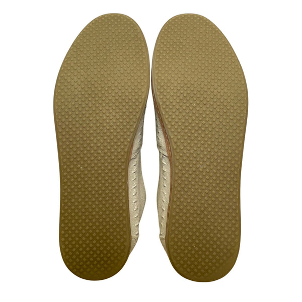 Toms Women’s Grey Suede Comfortable Stitch Detail Slip-On Flats Size 8.5