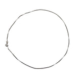 Sterling Silver Unisex Silver Box Chain Set Of Two Necklaces 18 & 20 Inches