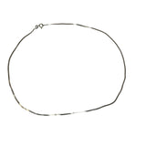 Sterling Silver Unisex Silver Box Chain Set Of Two Necklaces 18 & 20 Inches