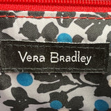Vera Bradley Red Quilted Adjustable Strap & Zippered Compartments Crossbody Bag