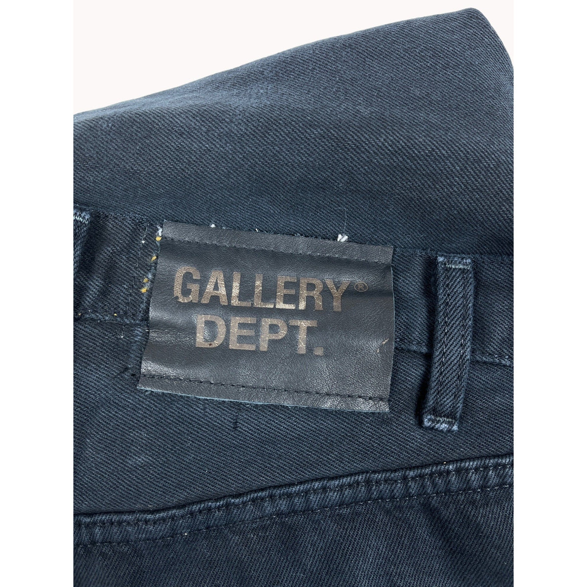 Gallery Dept Women's Black straight Leg Zip Jeans Pants Sz 38
