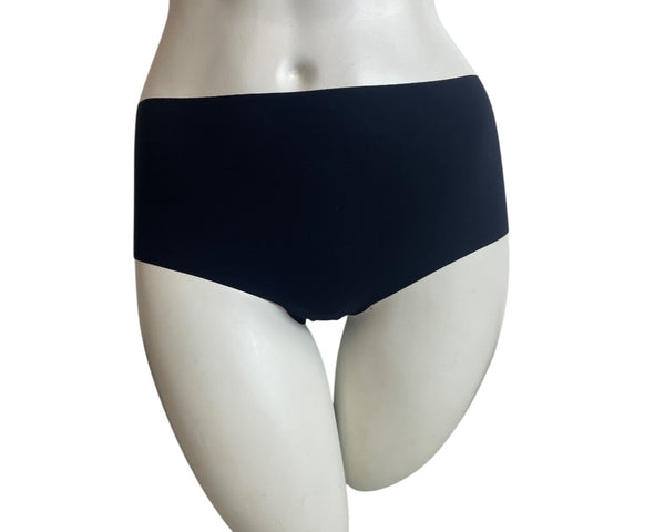 Tezenis Women's Recycled Microfibre Black High-Waist Panties Sz M- NEW
