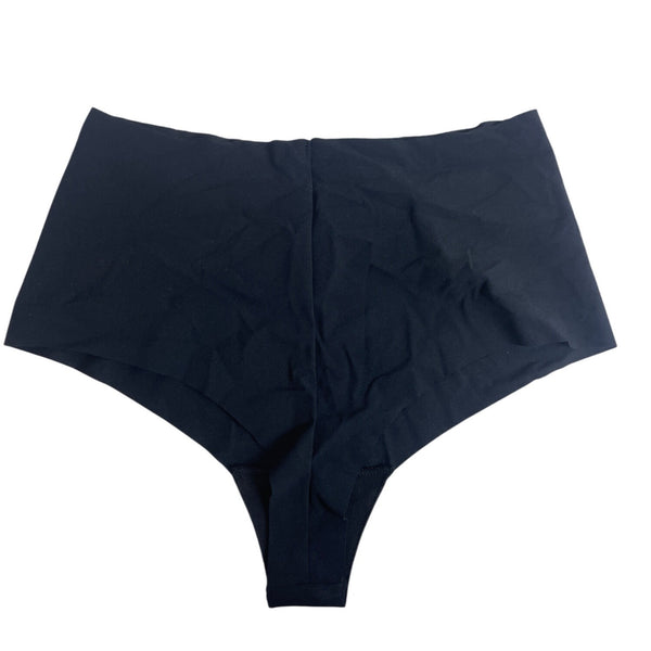 Tezenis Women's Recycled Microfibre Black High-Waist Panties Sz M- NEW