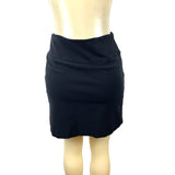 S.C & CO Women's Black High Rise With Girdle and Pocket Short Skirt Sz S