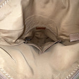 Nine West Taupe Faux Leather Fold-Over Flap Crossbody Bag Sz M