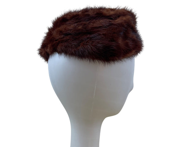 Vintage Sheppard Mink Fur Hat Made Expressly For Richs Atlanta