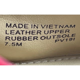 Michael Kors Women's Red Leather Dylan Flats Sz 7.5