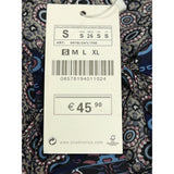 Stradivorius Womens Long Sleeve Bohemian Top Blouse Multicolor Size S- New