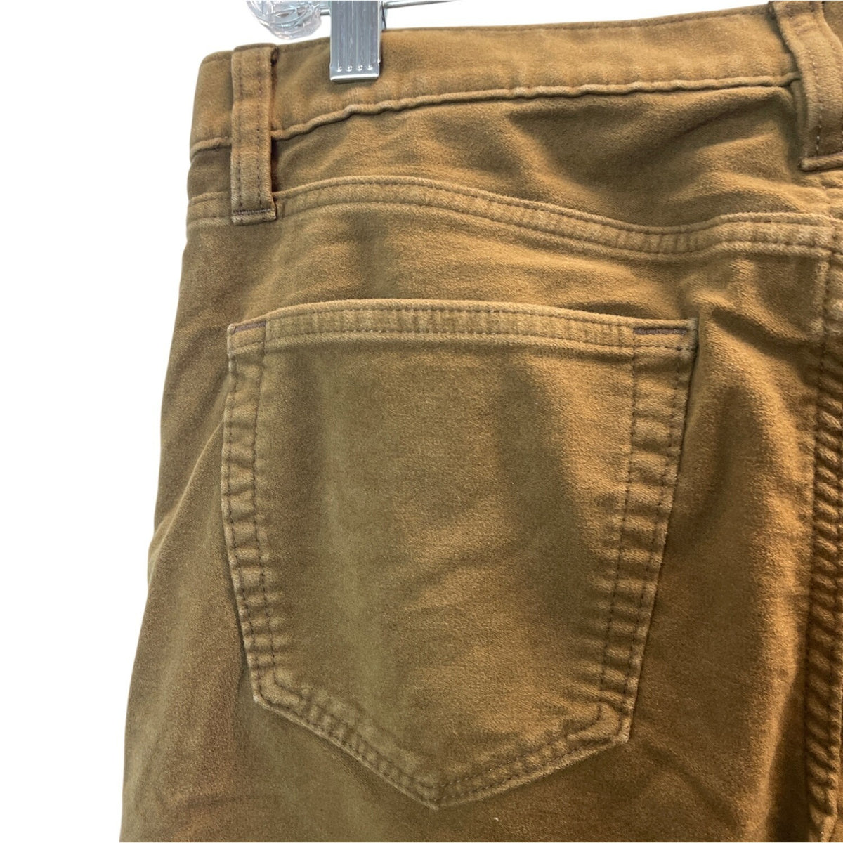 Banana Republic Mens Brown Straight Fit Traveler Corduroy Pants Size 33X30