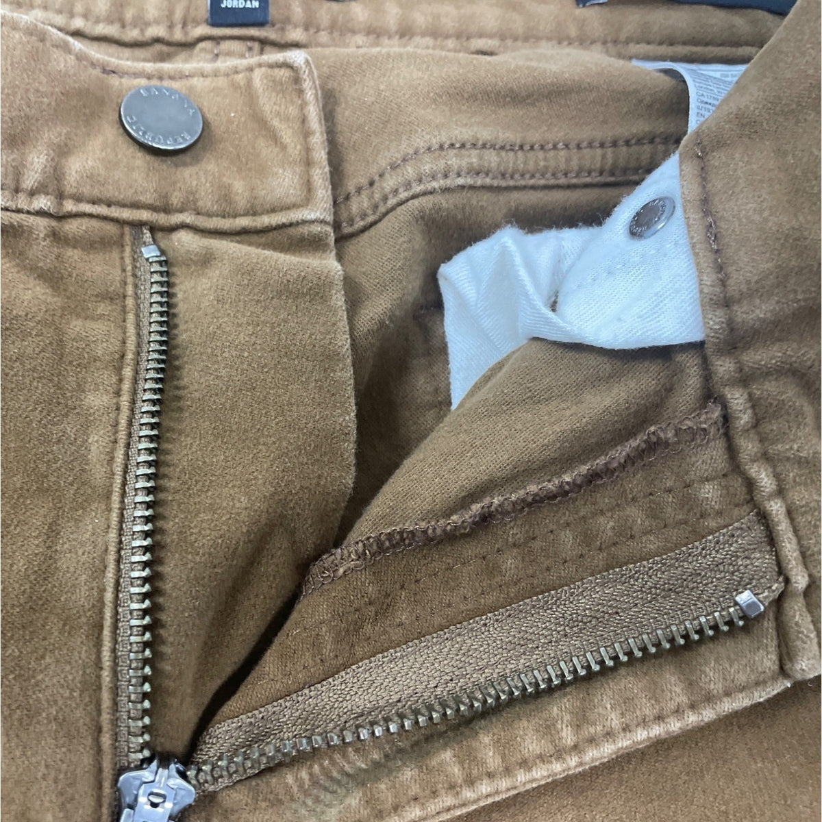 Banana Republic Mens Brown Straight Fit Traveler Corduroy Pants Size 33X30