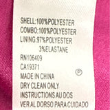 Tahari Women’s Pink Floral Lace Hem Shift Dress With Long Sleeves Sz 10