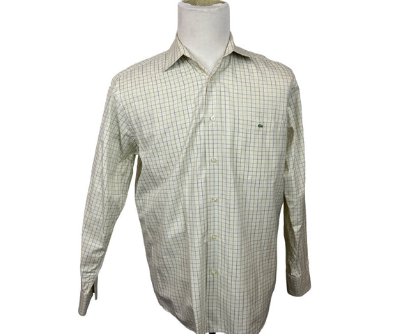 Lacoste Men's White Buttondown Shirt Sz 42