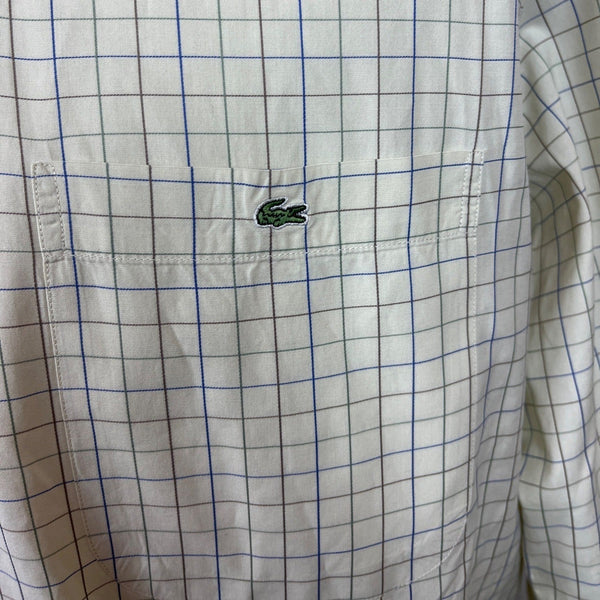 Lacoste Men's White Buttondown Shirt Sz 42
