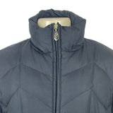 Guess Black Quilted Pattern High-neck collar Zip Up Closure Puffer Jacket Sz L