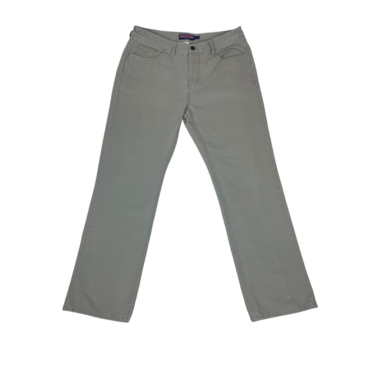 Vineyard Vines Men's Gray Tan Straight Leg Pants Sz 36 X 34