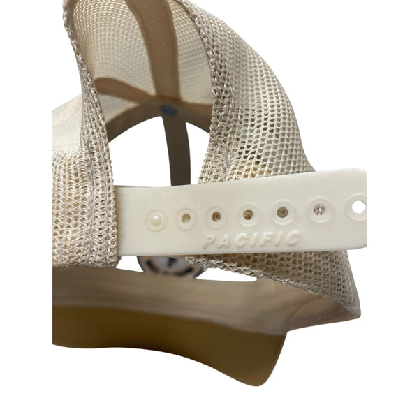 Pacific Headwear Mesh Trucker Hat Virginia Beach "Move" Logo Teal & Mustard Adjustable Snapback