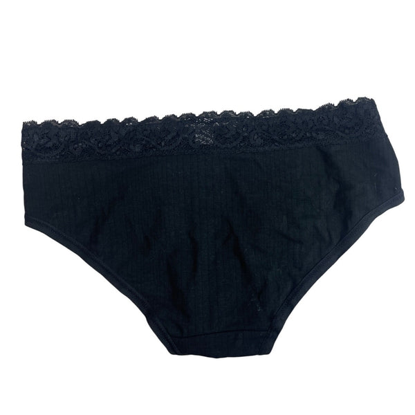 Felina Womens Black Lace Trim Panties Size S- NEW