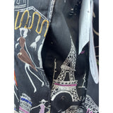 Parsley & Sage Womens Fashion Jacket With Colorful City Print Sz M