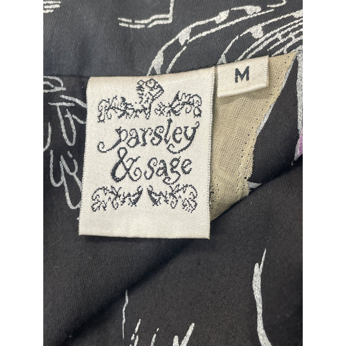 Parsley & Sage Womens Fashion Jacket With Colorful City Print Sz M