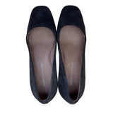 Donald J Pliner Jevi Women's Brown Expresso Kid Suede Block Heel Pumps Size 6.5M