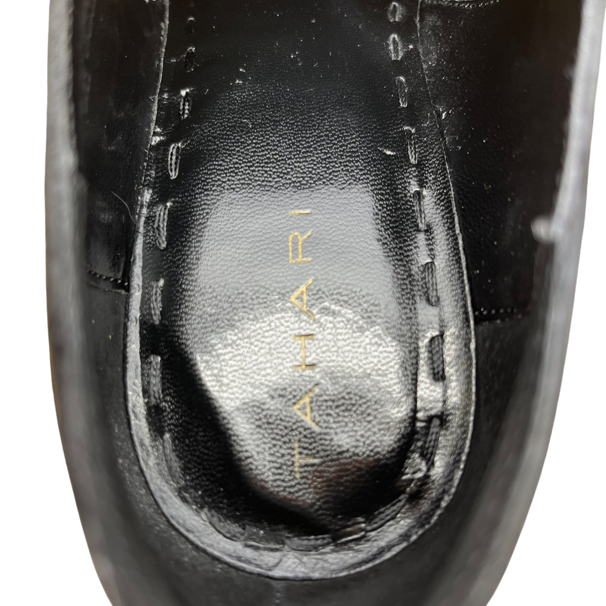 Tahari Sincere Women’s Black Suede Leather Slip-On Heeled Booties Size 9M