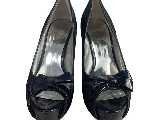 Guess Women's Black Candice 2 Platform High Stiletto Heel Sz 9M