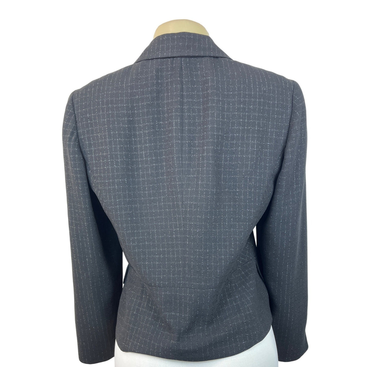 Christian Dior Women's Black 4 Button Up Closure With Removable Collar Blazer 10
