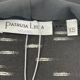 Patrizia Luca Milano Womens Sheer Black Open Front Cardigan Jacket Size XS- New