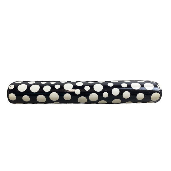 Neiman Marcus Women's Black White Circles Evening Clutch Sz S