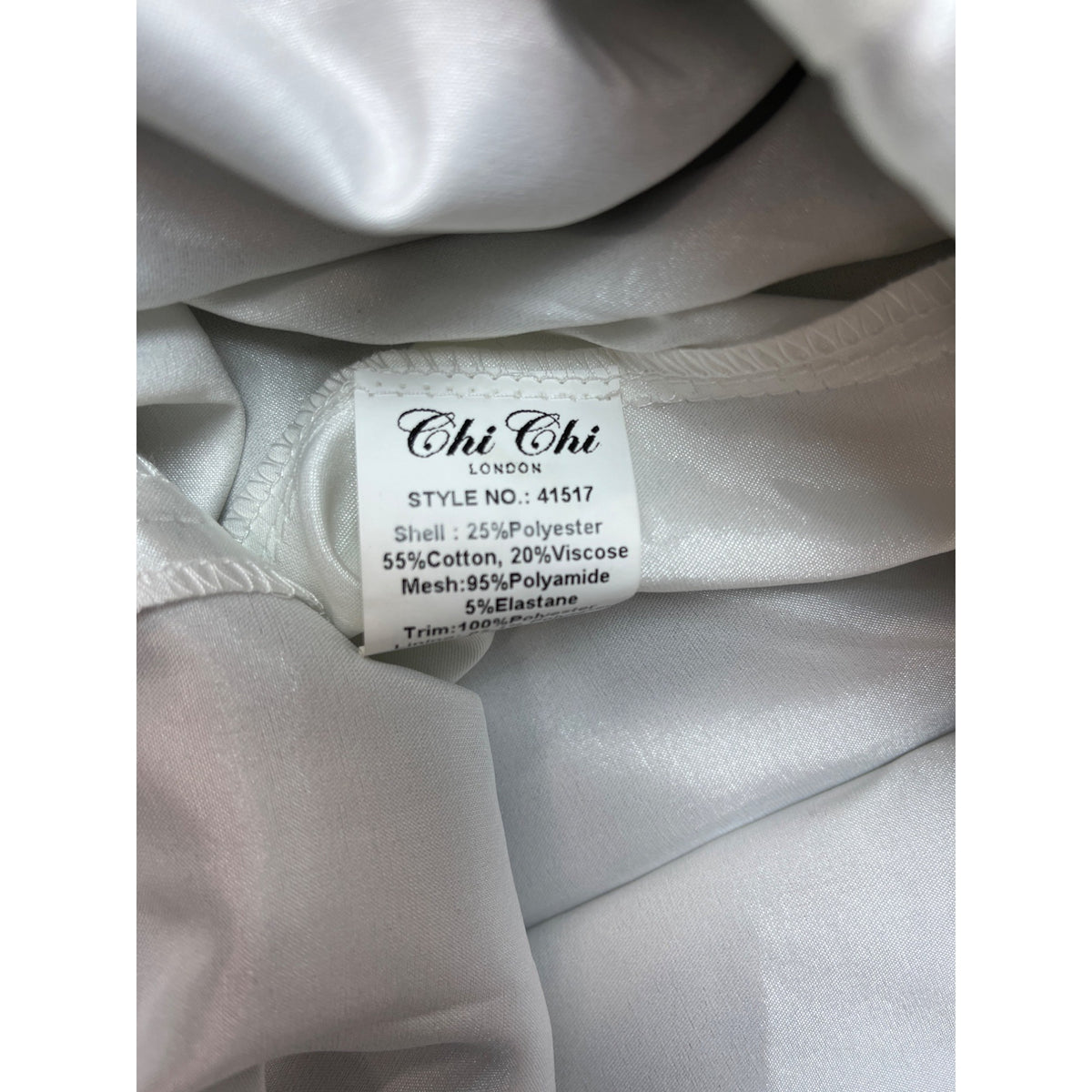 Chi Chi London Women’s Blue Mesh Dress Sz 2 New