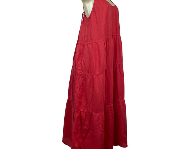 Left On Friday Women's Red Maxi Dress Size L/LX