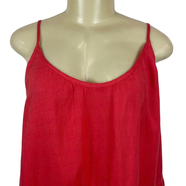 Left On Friday Women's Red Maxi Dress Size L/LX