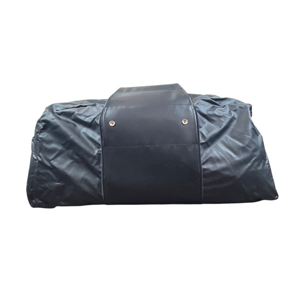 Totes On The Move Foldable Black Waterproof Shoulder Strap Duffel Bag Sz L - New