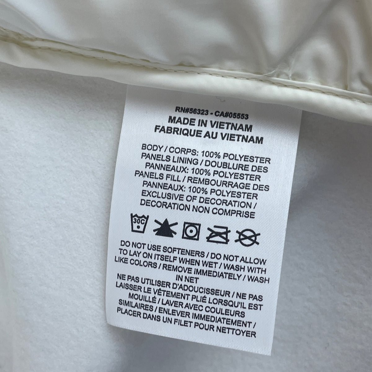 Nike Womens Aerolayer Running Vest White Quilted Lightweight Hooded S - New